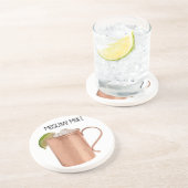 モスクワのラバの銅のマグの幾何学的なバーのコースターのギフト コースター (側面)