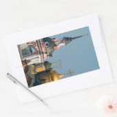 モスクワの中心の多くのロシア正教 長方形シール (封筒)