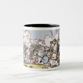 モスクワの戦い、1812年9月7日 ツートーンマグカップ (中央)