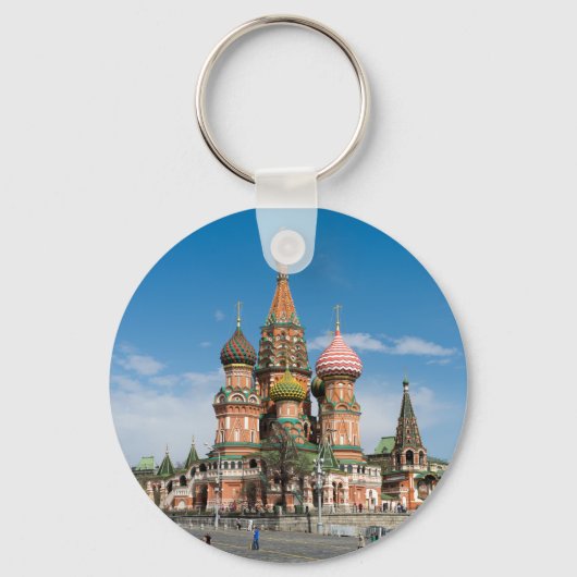 モスクワの聖バジル大聖堂 キーホルダー (正面)