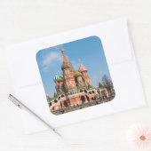 モスクワの聖バジル大聖堂 スクエアシール (封筒)