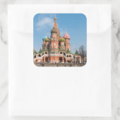 モスクワの聖バジル大聖堂 スクエアシール (バッグ)