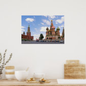 モスクワの聖バジル大聖堂 ポスター (キッチン)