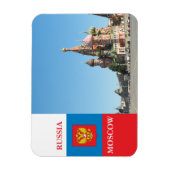 モスクワの聖バジル大聖堂 マグネット (縦)