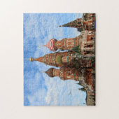 モスクワの赤い広場にあるバジルの大聖堂 ジグソーパズル (縦)