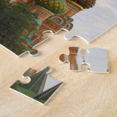 モスクワの赤い広場にある聖バジル大聖堂 ジグソーパズル (側面)