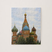 モスクワの赤い広場にある聖バジル大聖堂 ジグソーパズル (縦)