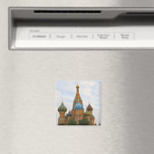 モスクワの赤い広場にある聖バジル大聖堂 マグネット (インサイチュ (食洗機))