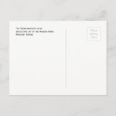 モスクワのMoskva川を反射するクレムリンライト ポストカード (裏面)