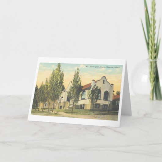 モスクワアイダホカーネギー図書館カード カード (正面)