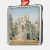 モスクワクレムリンのBoyar宮殿の眺め メタルオーナメント (左)