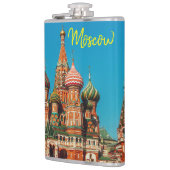 モスクワサンバジルカテドラルレッドスクエア フラスク (左)