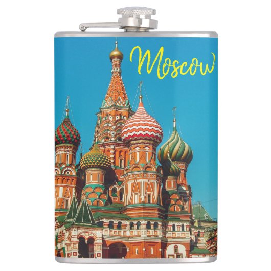 モスクワサンバジルカテドラルレッドスクエア フラスク (正面)