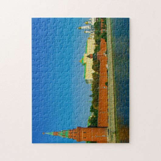 モスクワシティクレムリンモスクヴァランドスケープ ジグソーパズル (縦)