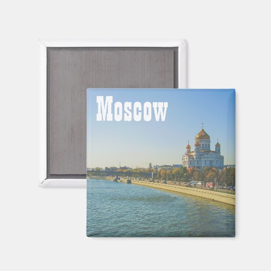 モスクワシティモスクヴァリバーカテドラルアーキテクチャ マグネット (正面/裏面)