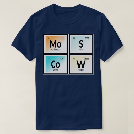 モスクワシティーの要素 Tシャツ (デザイン正面)