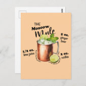 モスクワマレレシピバーアート ポストカード (正面/裏面)