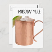 モスクワマレ銅マグローポリ幾何デザイン ポストカード (正面/裏面)