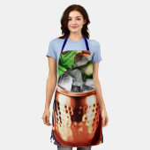 モスクワマレ エプロン (着用した状態)