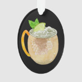 モスクワミュレカクテパーソナライズされたル オーナメント (裏面)