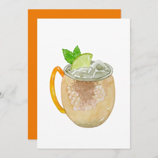 モスクワミュレ招待状 招待状 (正面/裏面)