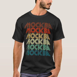 モスクワロシアのロシアのなプライドのレトロのヴィンテージのデザインG Tシャツ