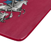 モスクワロシアの国旗(首都) カッティングボード (角)