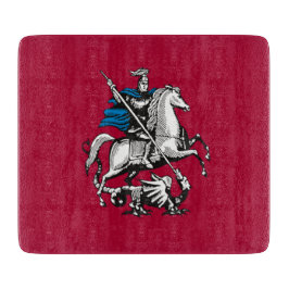 モスクワロシアの国旗（首都） カッティングボード