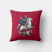 モスクワロシアの国旗（首都） クッション (裏面)