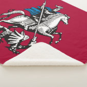 モスクワロシアの国旗（首都） シェルパブランケット (3/4)