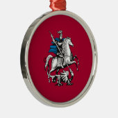 モスクワロシアの国旗（首都） メタルオーナメント (右)