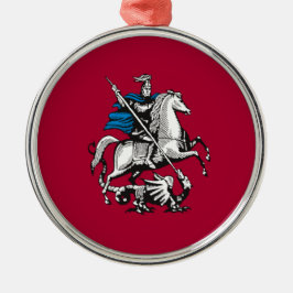 モスクワロシアの国旗（首都） メタルオーナメント