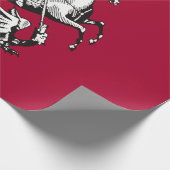 モスクワロシアの国旗（首都） ラッピングペーパー (角)