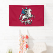 モスクワロシアの国旗(首都) 横断幕 (インサイチュ)