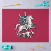 モスクワロシアの国旗(首都) 薄葉紙 (クラフト)