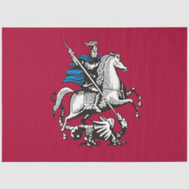 モスクワロシアの国旗（首都） 薄葉紙