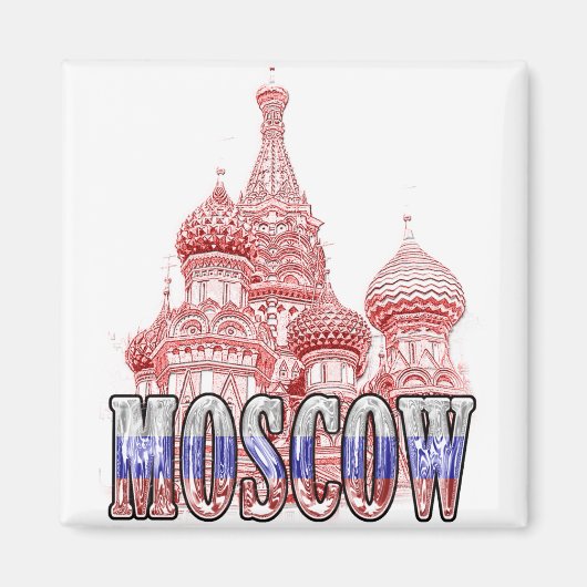 モスクワロシアの連合 マグネット (正面)