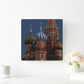 モスクワロシア教会の壁時計 スクエア壁時計 (ホーム)