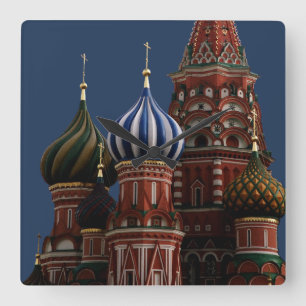モスクワロシア教会の壁時計 スクエア壁時計