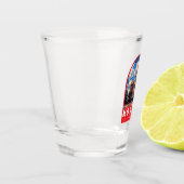 モスクワロシア旅行芸術ヴィンテージ ショットグラス (左)