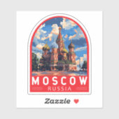 モスクワロシア旅行芸術ヴィンテージ シール (シート)