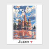 モスクワロシア旅行芸術ヴィンテージ シール (シート)