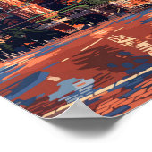 モスクワロシア旅行芸術ヴィンテージ ポスター