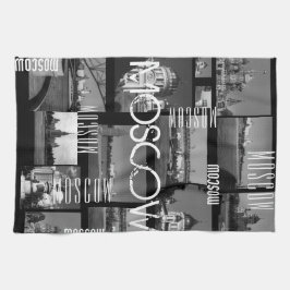 モスクワ市聖バジル大聖堂建築都市 キッチンタオル