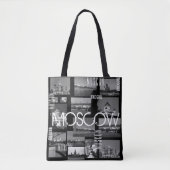 モスクワ市聖バジル大聖堂建築都市 トートバッグ (正面)