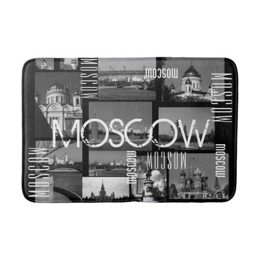 モスクワ市聖バジル大聖堂建築都市 バスマット (正面)