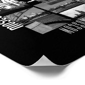 モスクワ市聖バジル大聖堂建築都市 ポスター (角)