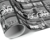 モスクワ市聖バジル大聖堂建築都市 ラッピングペーパー (ロールコーナー)