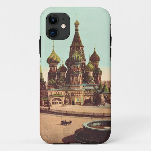 モスクワ赤の広場の聖ワシーリー大聖堂 Case-Mate iPhoneケース (裏面)