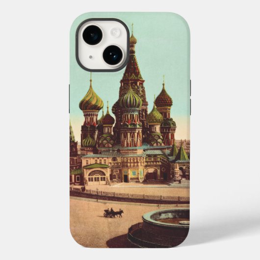 モスクワ赤の広場の聖ワシーリー大聖堂 Case-Mate iPhoneケース (裏面)